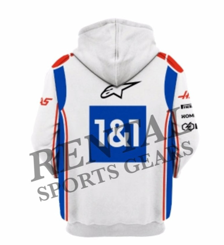 Mick Schumacher 2021 Haas Race F1 Hoodie | F1 Team Haas Race Hoodie