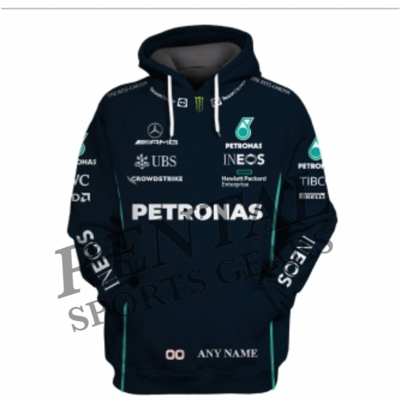 2021 Lewis Hamilton F1 Race Hoodie Mercedes AMG Hoodie - Rental Sports