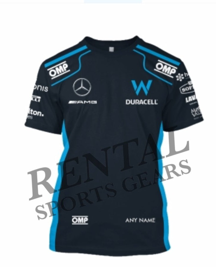 2022 New Alexander Albon F1 T-Shirt Williams Racing