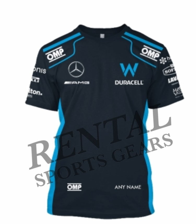 2022 New Alexander Albon F1 T-Shirt Williams Racing
