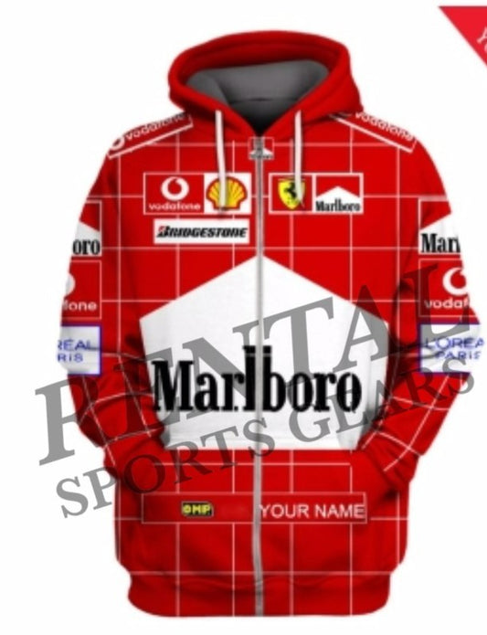 M.Schumacher World champion Racing F1 Hoodie Ferrari - Rental Sports