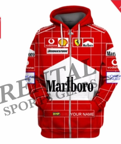 M.Schumacher World champion Racing F1 Hoodie Ferrari