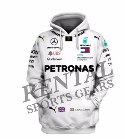 Lewis Hamilton 2019 Mercedes Benz F1 Race Hoodie