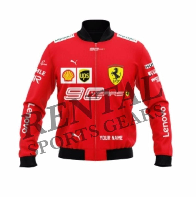 F1 Charles leclerc 2019 Ferrari 90 Years Race Jacket