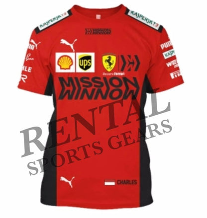 Charles Leclerc 2020 replica Racing Shirt Ferrari F1