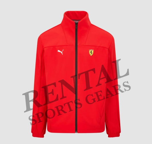 Scuderia Ferrari Puma Softshell Jacket-Black/Red - Rental Sports