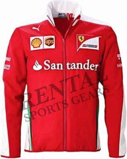 Santander UPS Ferrari Four Season F1 Formula One Softshell Jacket - Rental Sports