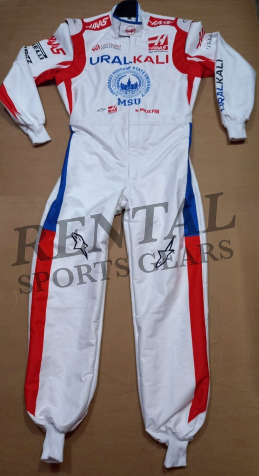 Nikita Mazepin 2021 Haas Race Suit - British GP | F1 Replica Race Suit