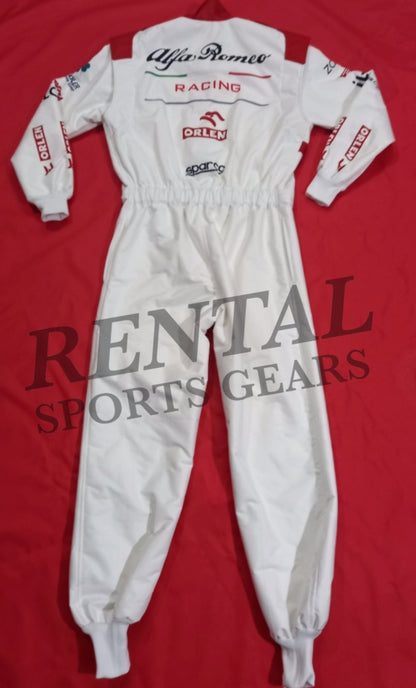 Kimi Raikkonen Alfa Romeo 2021 F1 Kart Race suitF1 Kart Race suit