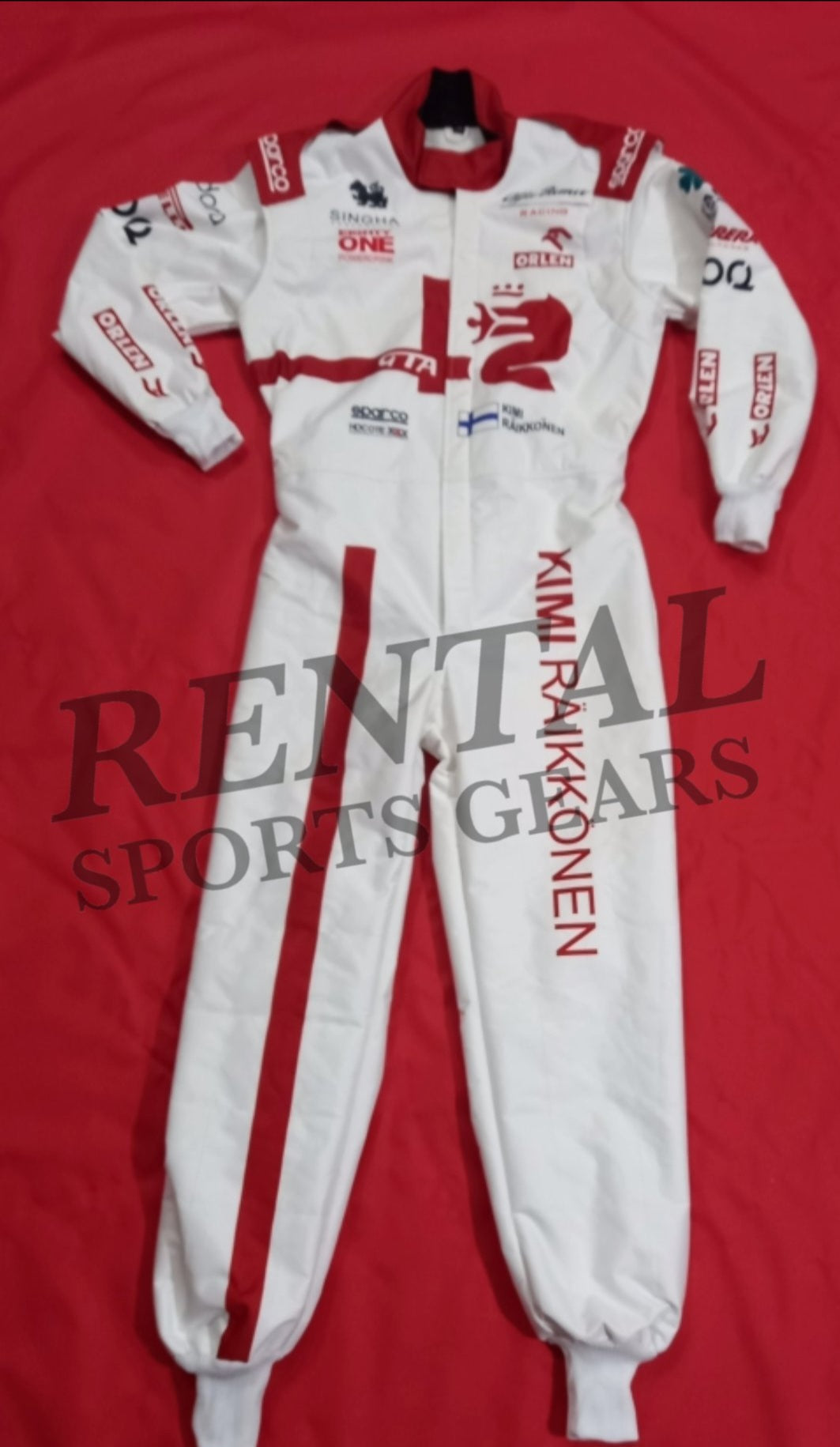 Kimi Raikkonen Alfa Romeo 2021 F1 Kart Race suitF1 Kart Race suit