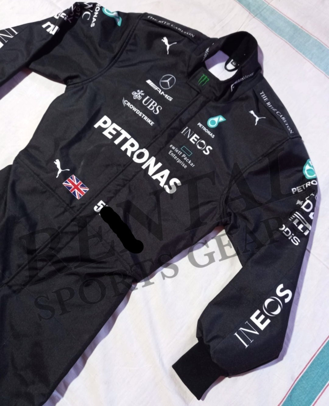 George Russell Mercedes-Benz AMG 2023 Suit Printed F1 Race Suit