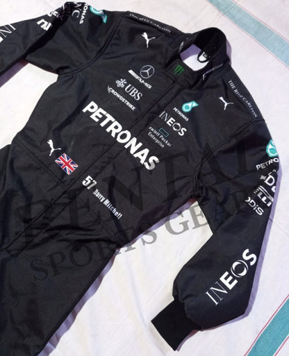 Lewis Hamilton Mercedes-Benz AMG 2023 Suit Printed F1 Race Suit