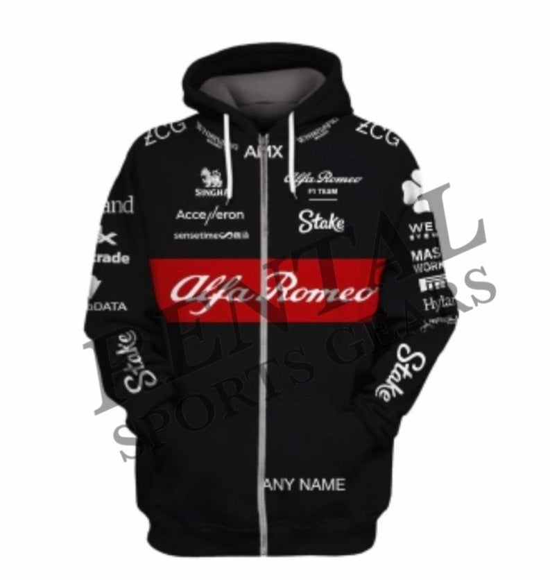 New Valtteri Bottas Alfa Romeo Race Hoodie 2023 F1