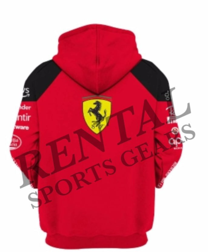 2023 Carlos Sainz Race Scuderia Ferrari F1 Hoodie S Hoodie With Zip