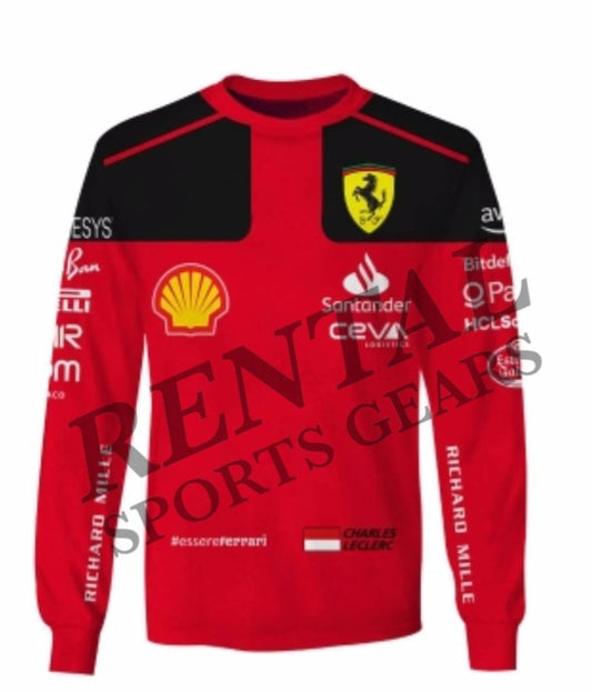 New Charles Leclerc 2023 Race Shirt Ferrari F1