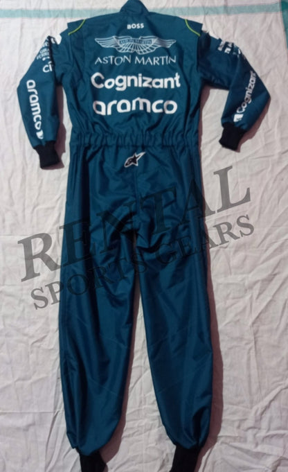 Fernando Alonso Aston Martin 2023 Suit Printed F1 Race Suit