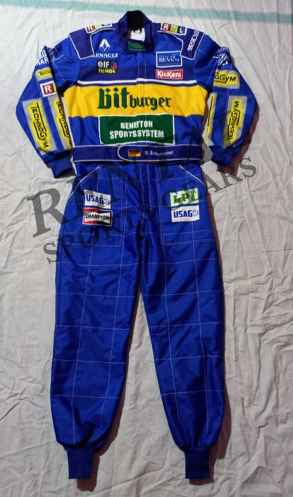Michael Schumacher BitBurger 1995 Race Suit - f1 race suit