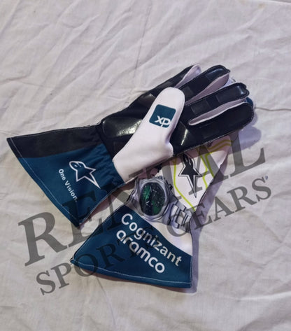 Fernando alonso 2023 Aston Martin Race Gloves – F1 - F1 Replica Gloves - Rental Sports