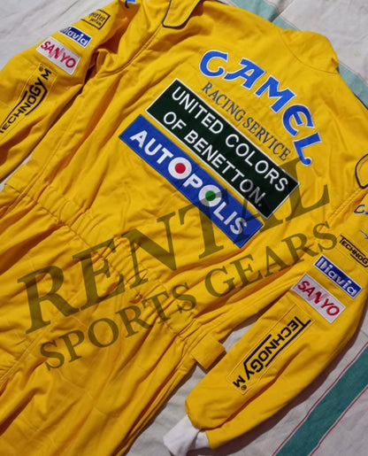 Michael Schumacher 1992 Embroidery racing suit / Benetton F1  | F1 Replica Embroidery Race Suit