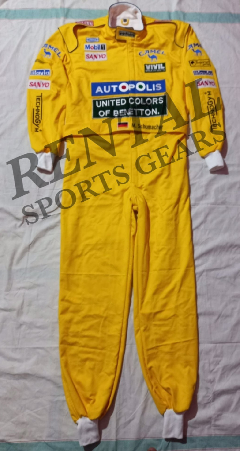 Michael Schumacher 1992 Embroidery racing suit / Benetton F1  | F1 Replica Embroidery Race Suit