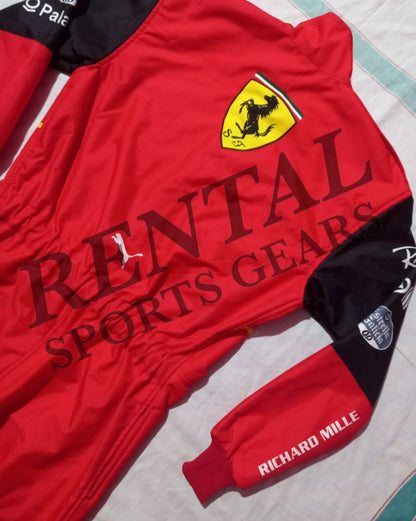 Carlos Saniz F1 Ferarri 2022 Suit f1 race suit