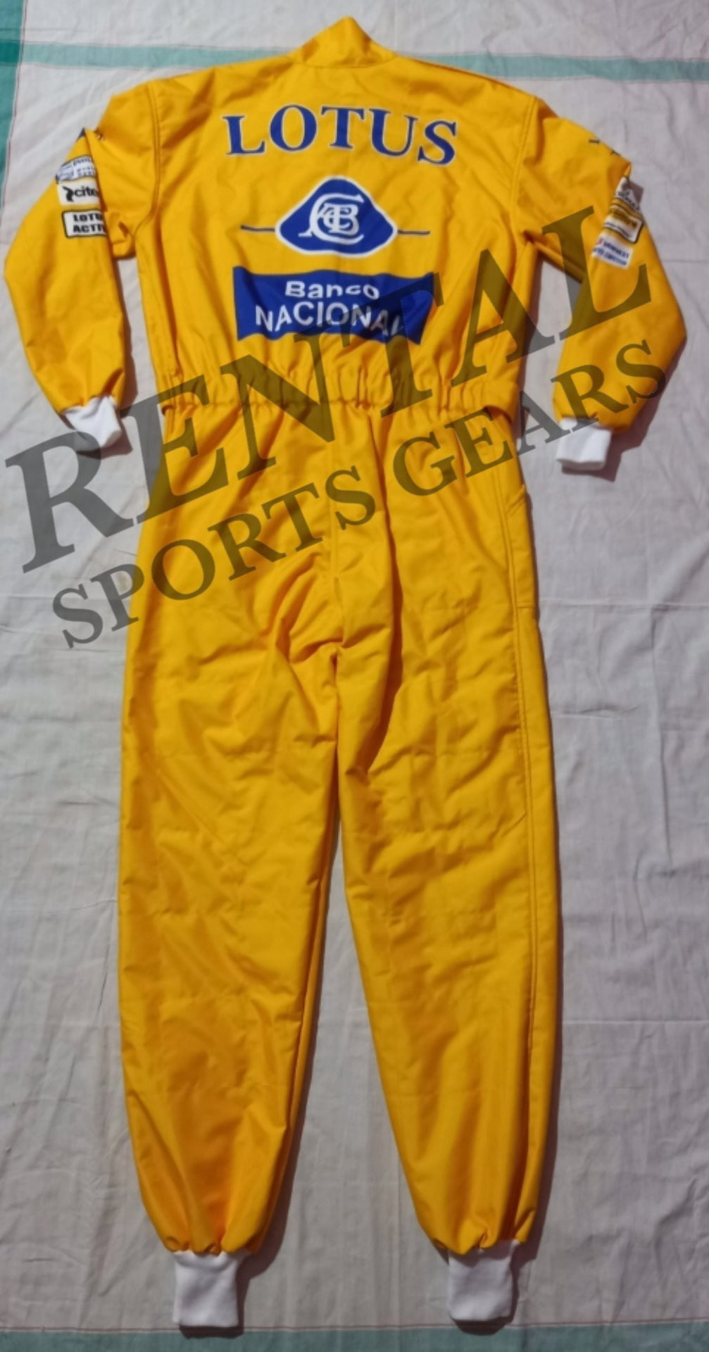 Ayrton Senna LOTUS 1987 Embroidery F1 Race Suit |  F1 Replica Embroidery Race Suit