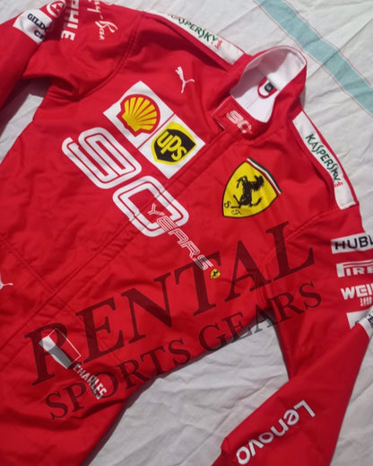 Charles Leclerc 2019 Scuderia Ferrari 90 Years replica Racing Suit Ferrari F1