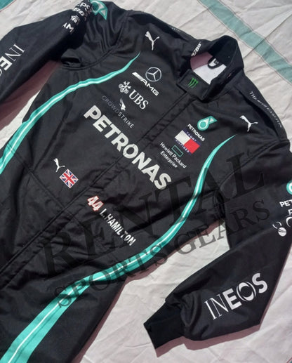 F1 Lewis Hamilton Mercedes AMG 2020 Race Suit / F1 Race Suits