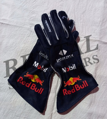 Max verstappen Redbull 2023 Race Gloves Oracle F1 - F1 Replica Gloves