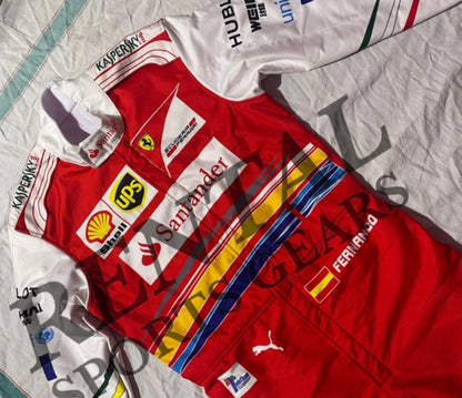 Fernando Alonso Ferrari Racing Suit For Abu Dhabi 2014 | Ferrari racing Racing suit Ferrari - Rental Sports