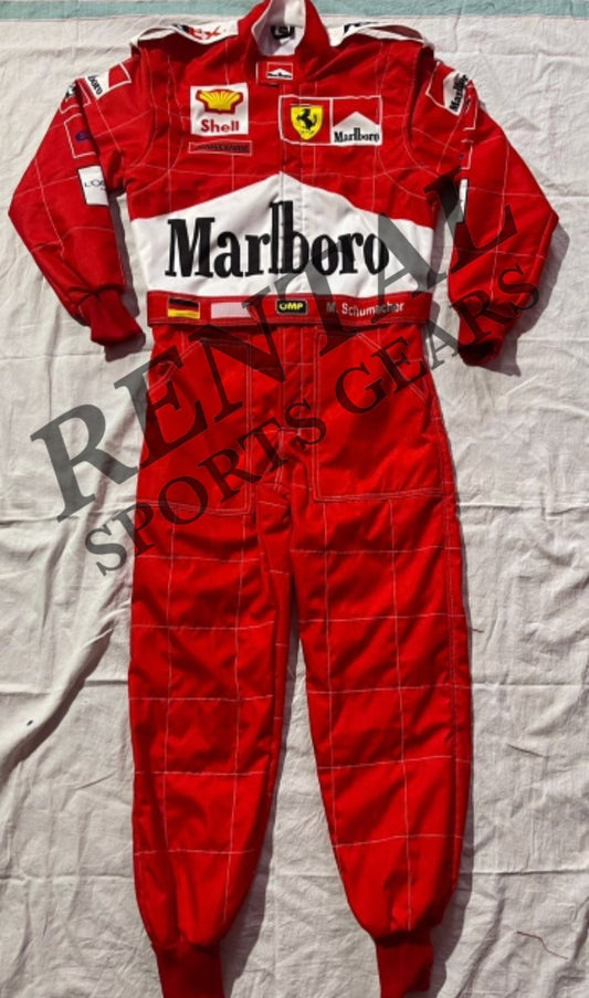 Michael Schumacher 2001 F1 Racing Suit | F1 Replica Race Suit