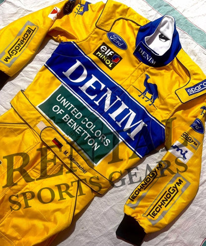 Michael Schumacher F1 1993 Race Suit  | F1 Replica Race Suit