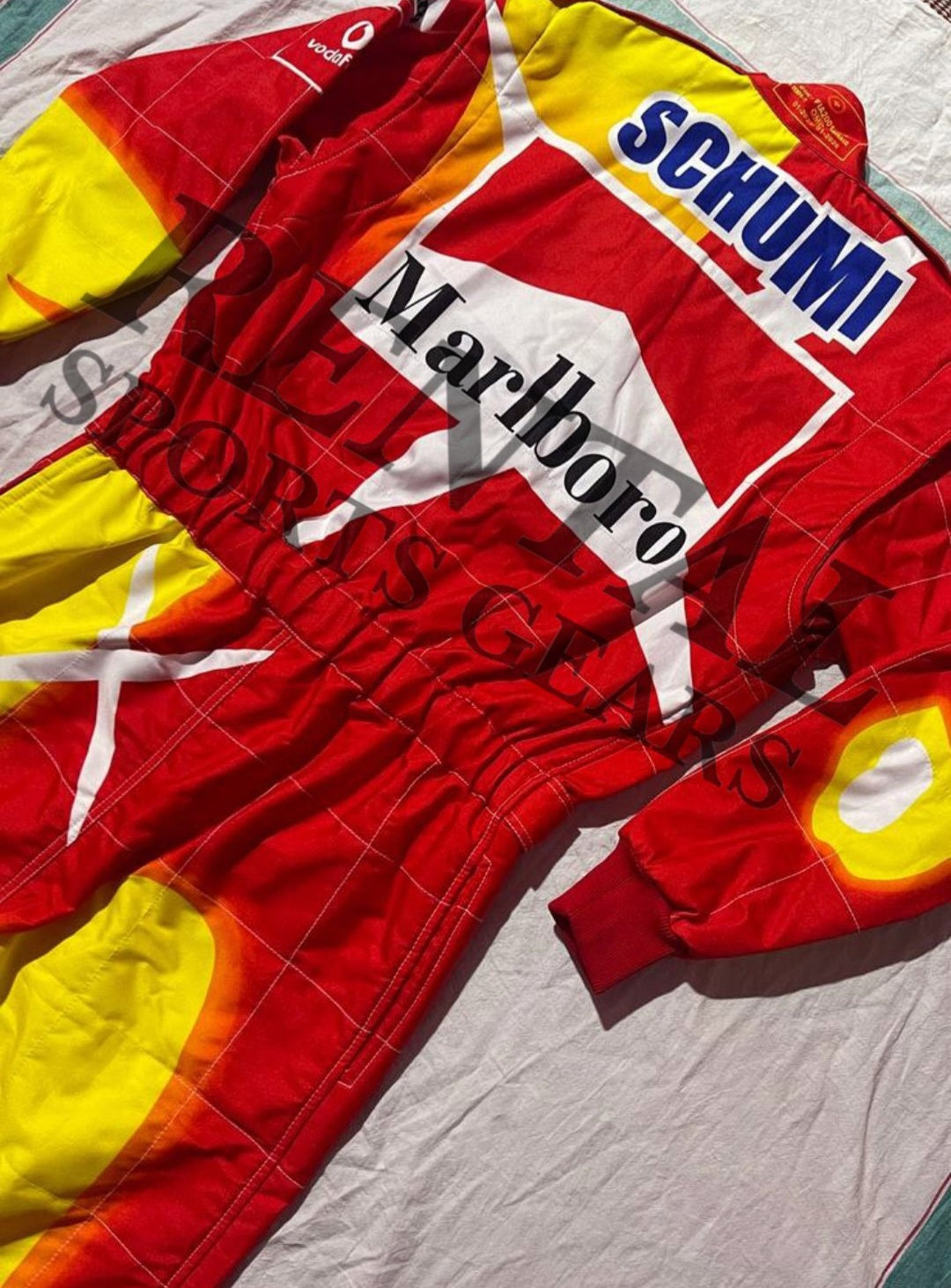 Michael Schumacher special Ferrari suit for 2006 Monaco GP | F1 Replica Race Suit