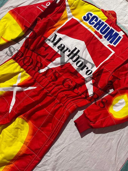 Michael Schumacher special Ferrari suit for 2006 Monaco GP | F1 Replica Race Suit