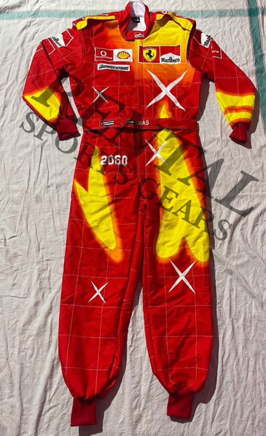 Michael Schumacher special Ferrari suit for 2006 Monaco GP | F1 Replica Race Suit
