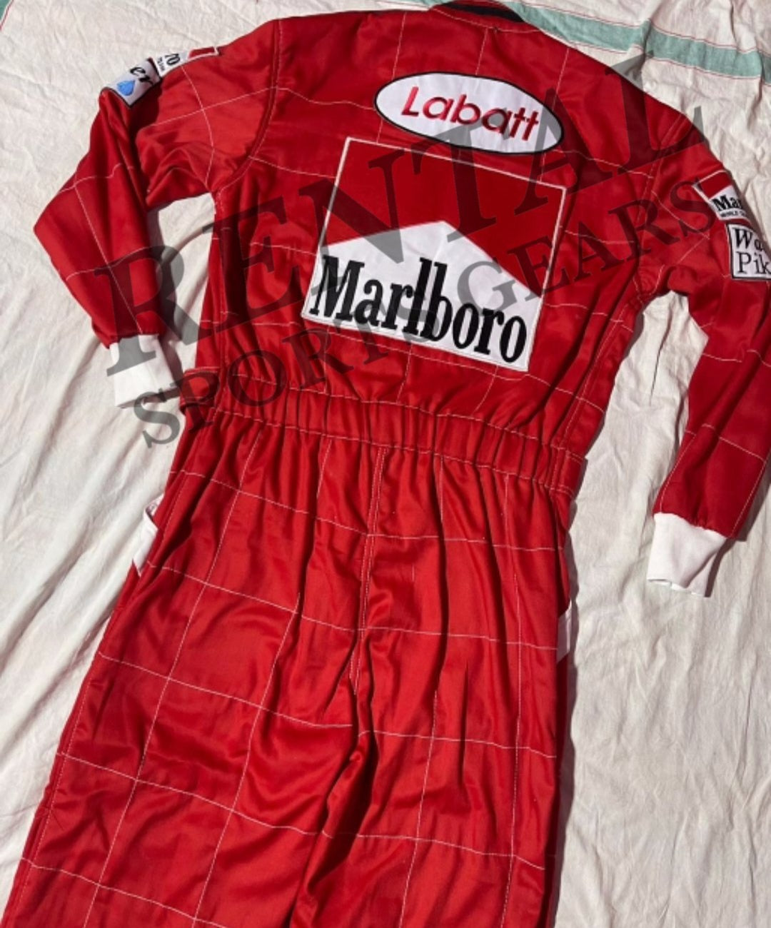 1978 Gilles Villeneuve F1 Embroidery Race Suit