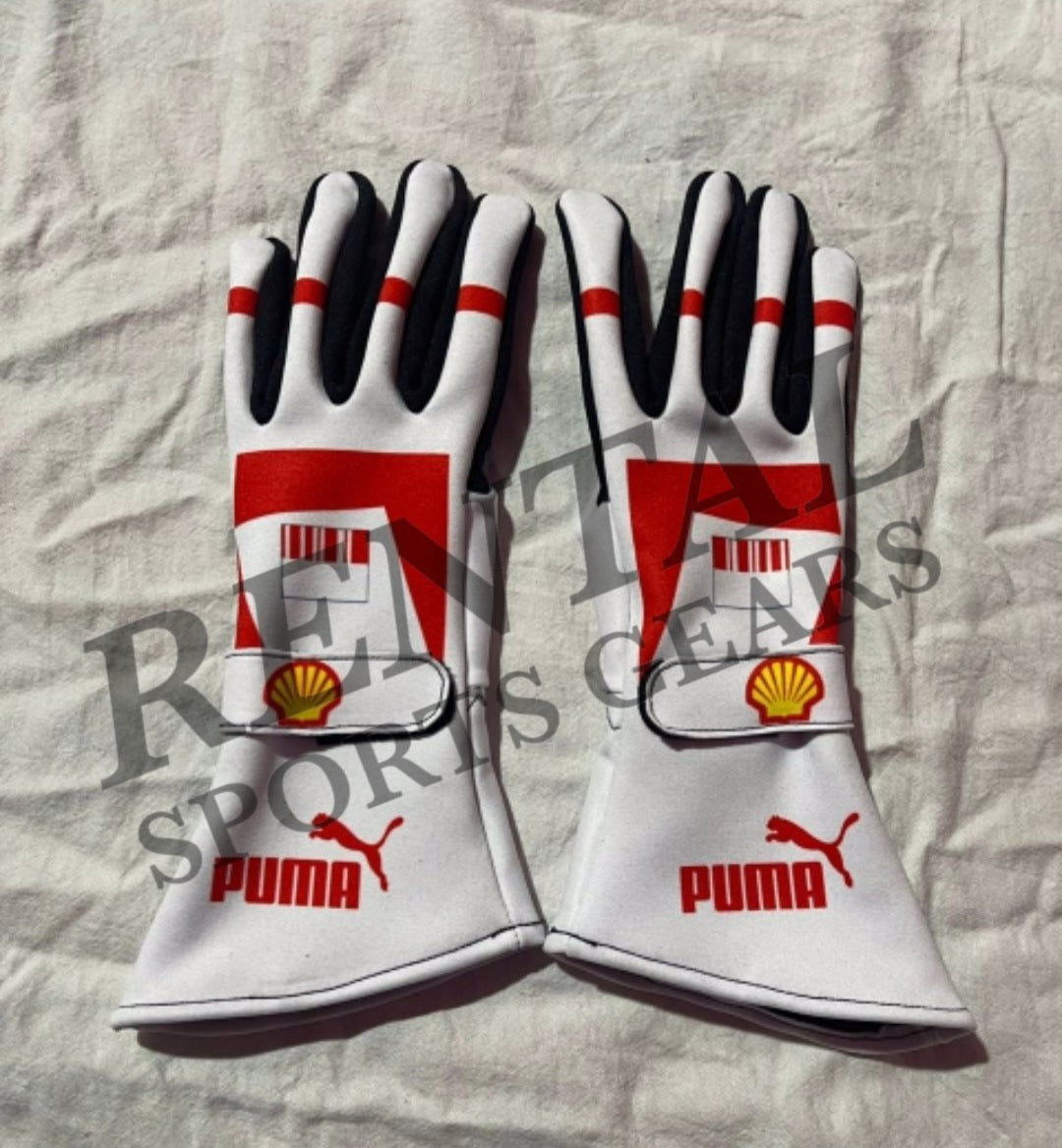 2008 Kimi Raikkonen/Felipe Massa Ferrari F1 Race Gloves