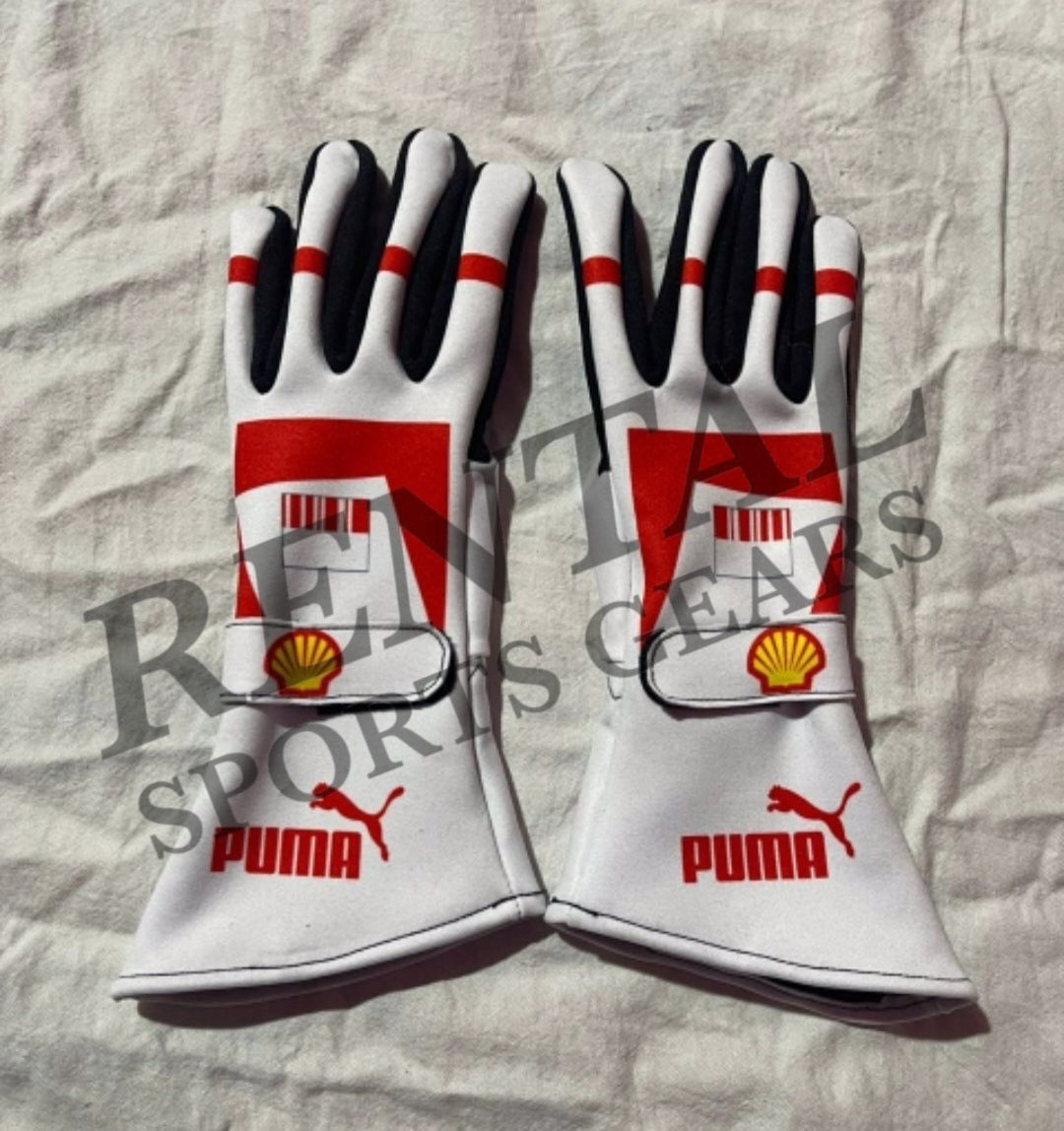 2008 Kimi Raikkonen/Felipe Massa Ferrari F1 Race Gloves