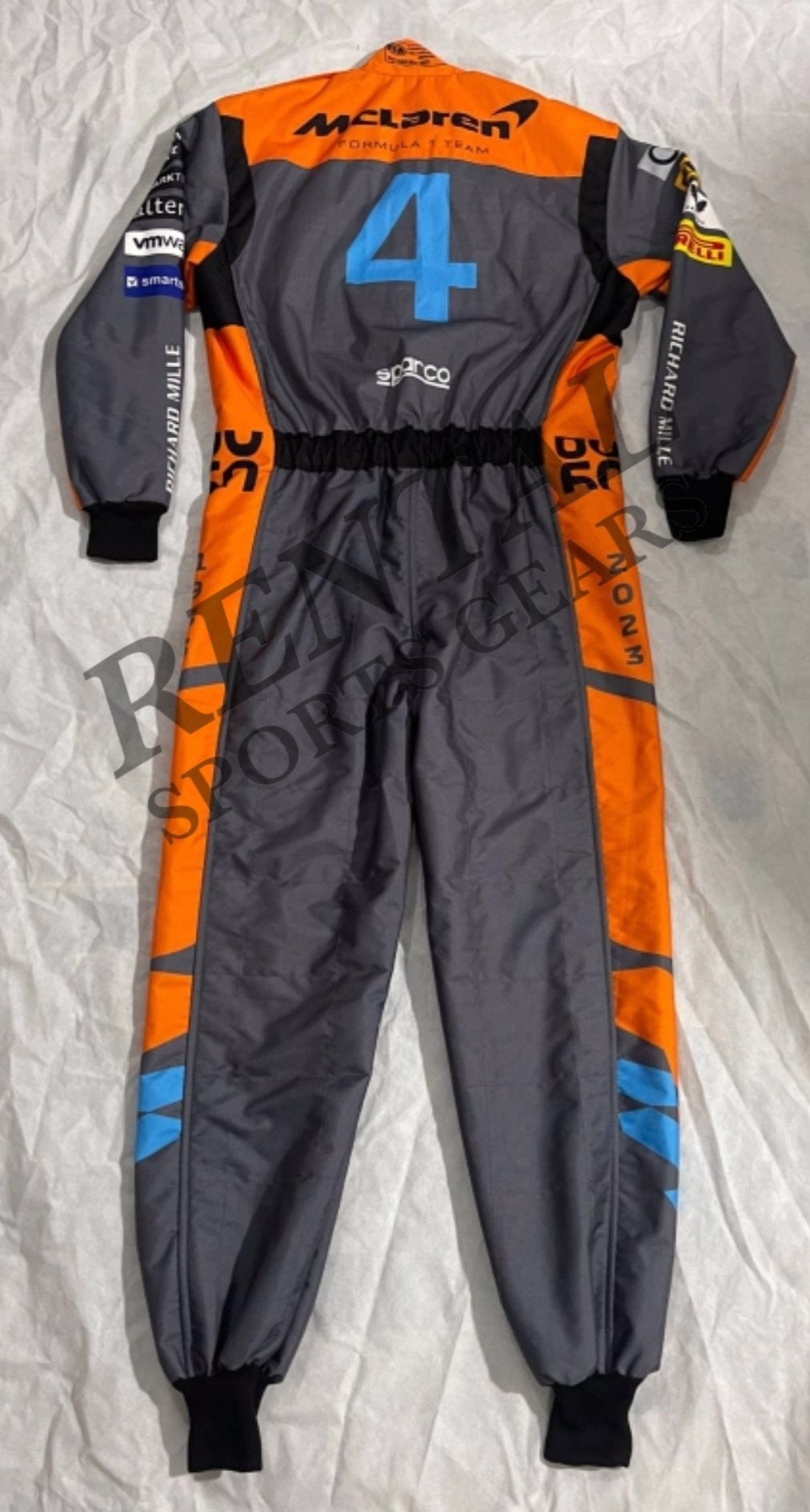 New Lando Norris 2023 Official Replica Race Suit Team Mclaren F1 – Rustle  Racewears