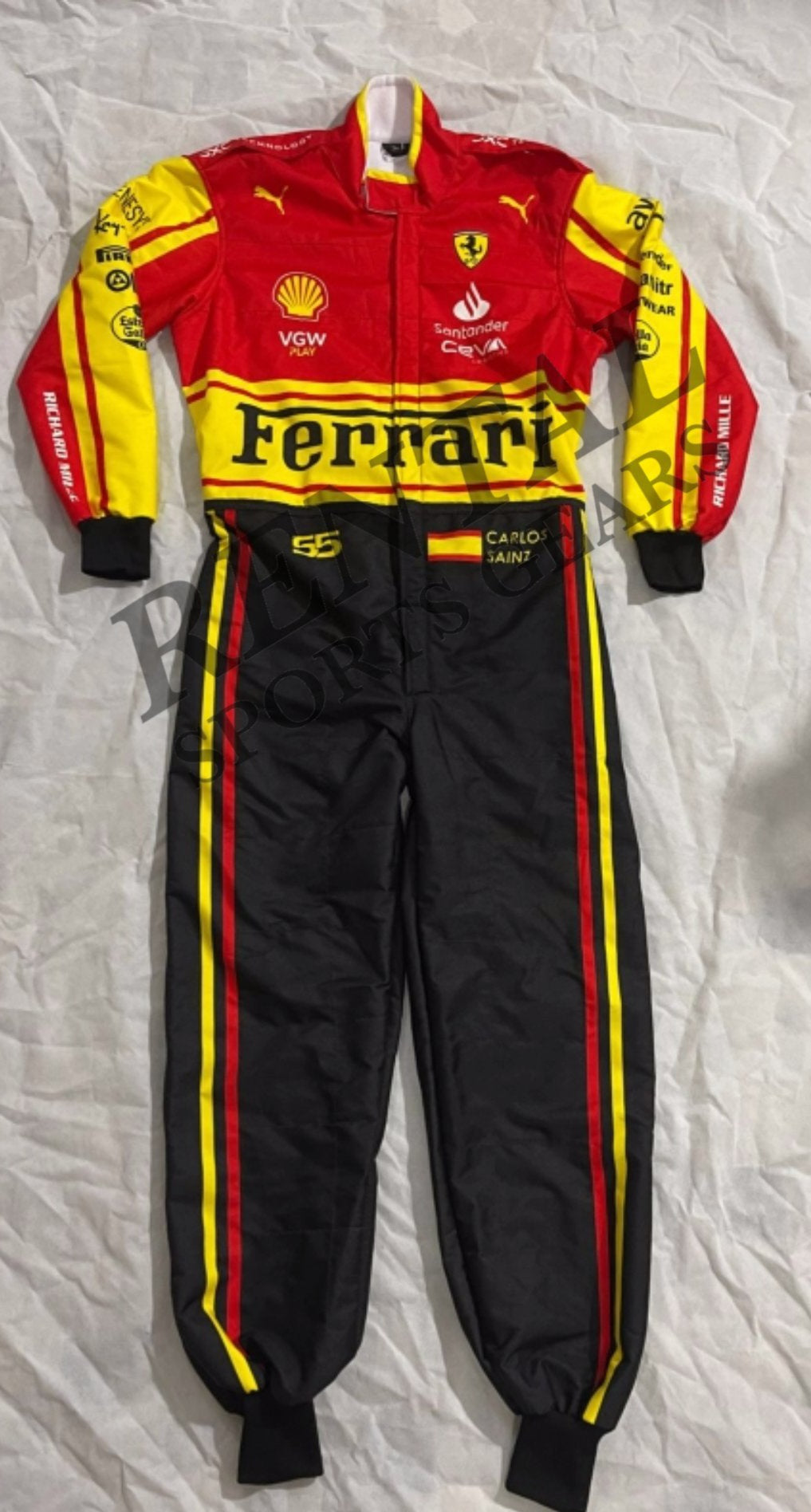 Charles Leclrec Ferrari special suits for 2023 F1 Italian GP at Monza