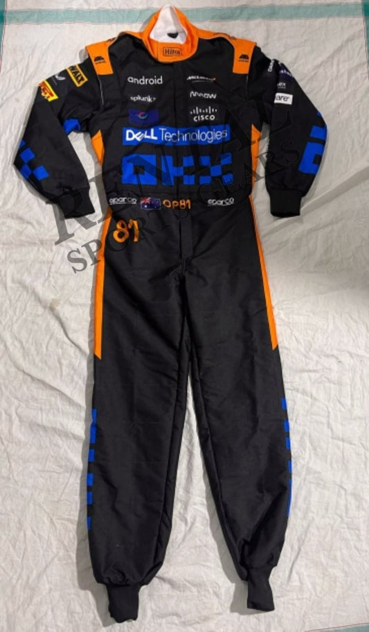 Mclaren Norris's & Paistri New Race Suit in Singapore GP 2023
