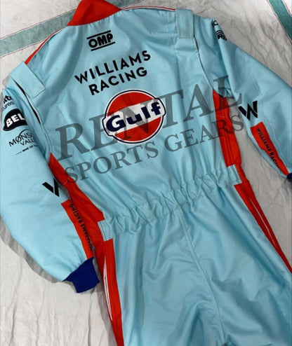 2023 Logan Sargeant Gulf & williams Race Suit Singapore GP