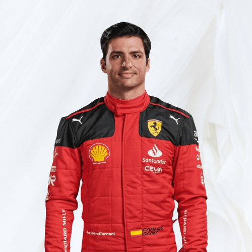 Carlos Sainz ferarri suit 2023 f1 race suit