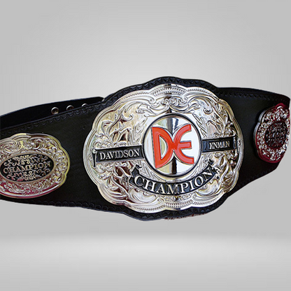 DE LUMBER NICKEL Wrestling Champion BELT