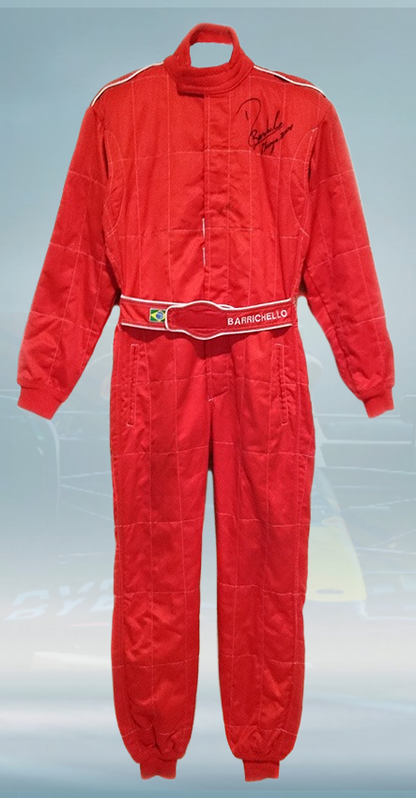 2001 Rubens Barrichello Race Italian GP Ferrari F1 Suit