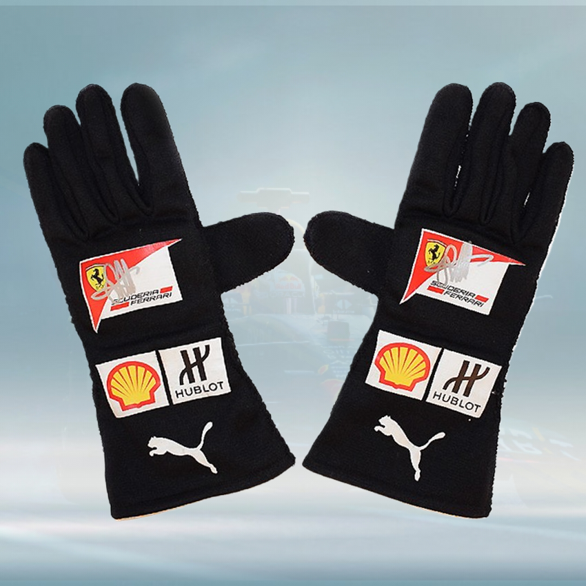 2017 Sebastian Vettel Scuderia Ferrari Puma Race F1 Gloves