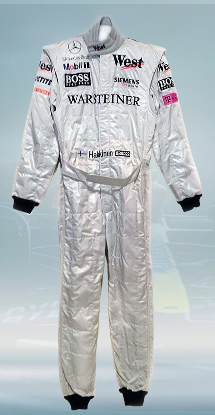 2001 Mika Hakkinen Race USGP McLaren F1 Suit
