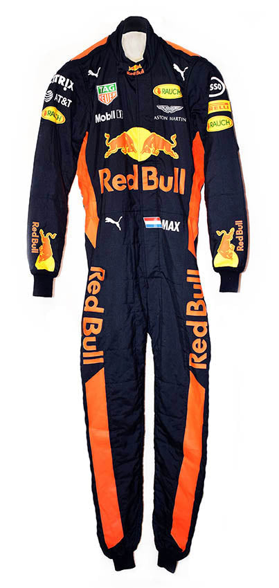 2017 Max Verstappen Race Red Bull F1 Suit