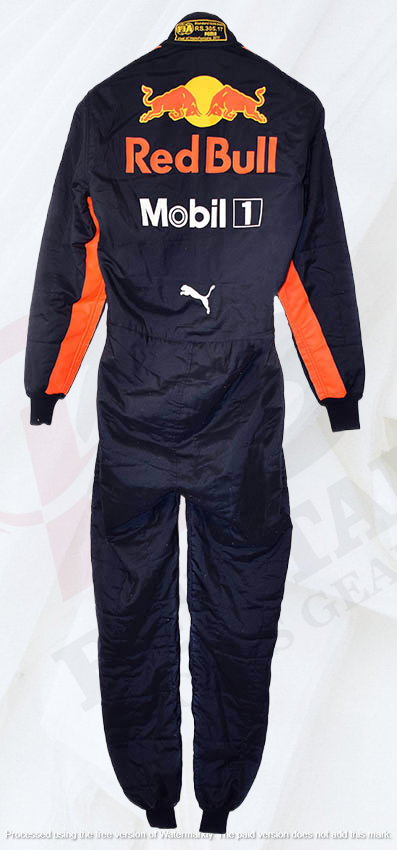 2017 Max Verstappen Race Red Bull F1 Suit