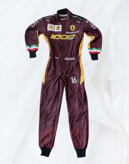 Charles Leclerc 2020 FERRARI 1000 GP Racing Suit |  F1 Replica Embroidery Race Suit